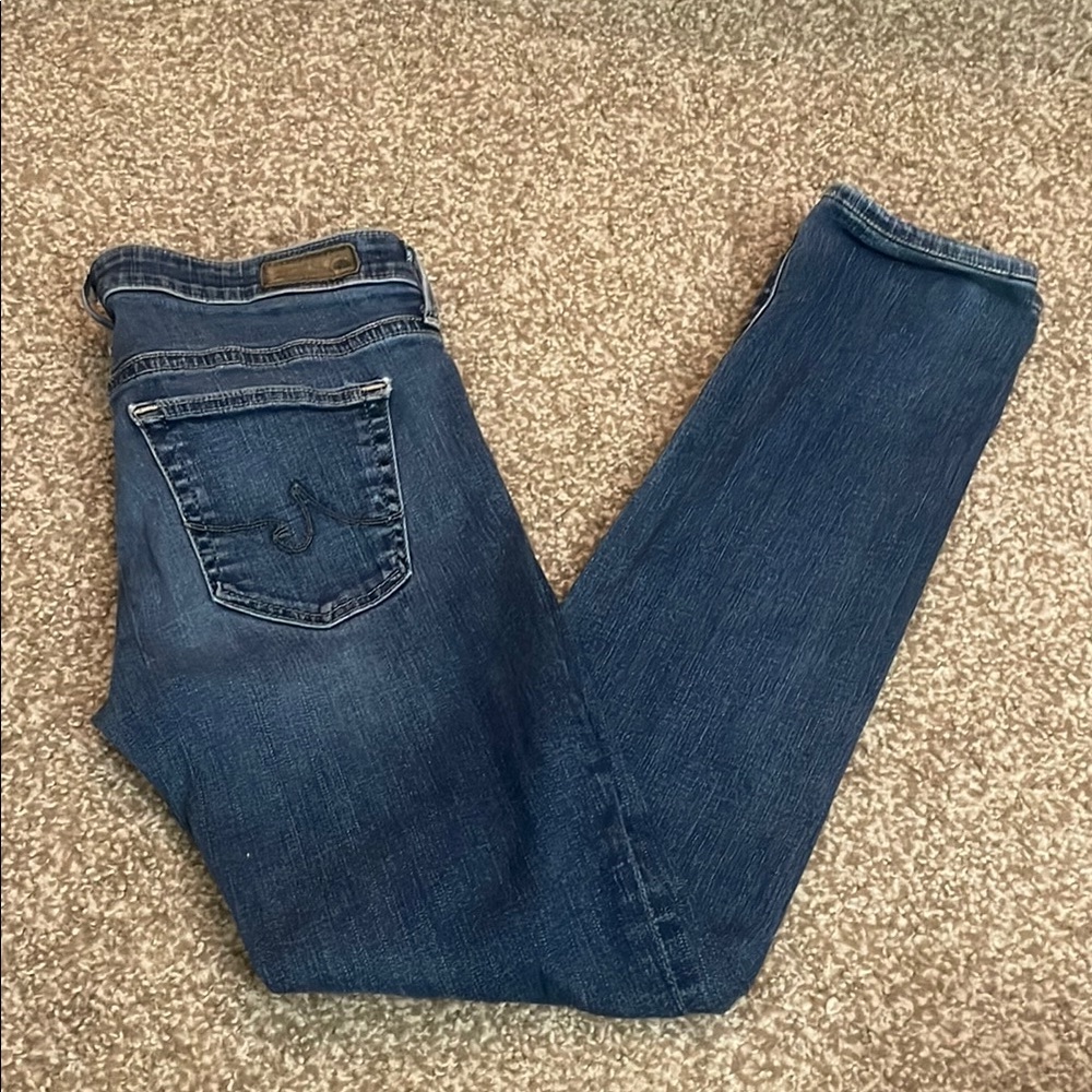 Adriano Goldschmied Low Rise Dark Skinny Jeans